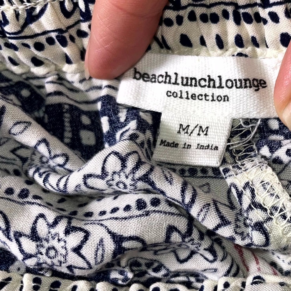 Beach Lunch Lounge Shorts Women Medium Multicolor Patterned Chic Bohemian Summer - Picture 5 of 11